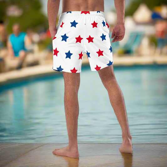 Patriotic Men's Swim Trunks