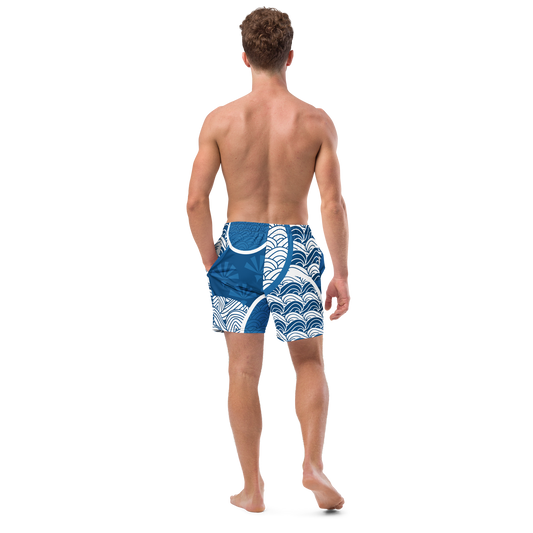 Sky Mosaic Men's Swim Trunks