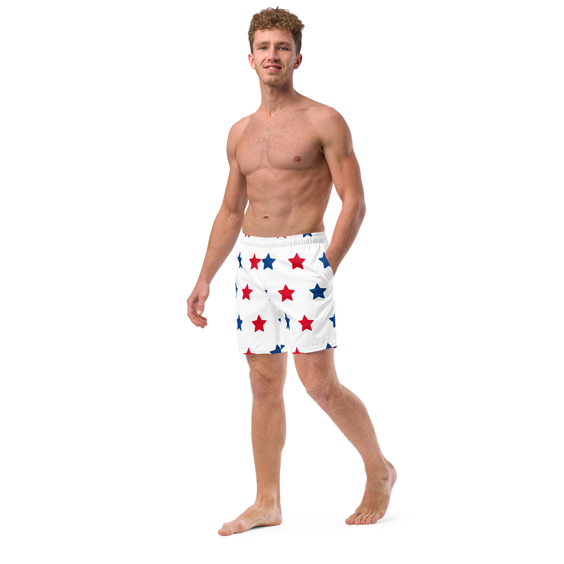 Patriotic Men's Swim Trunks