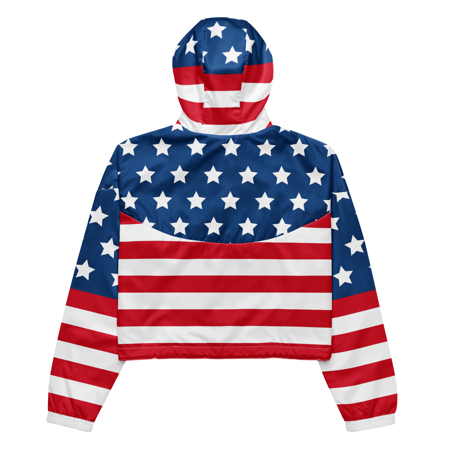 American Flag Cropped Jacket