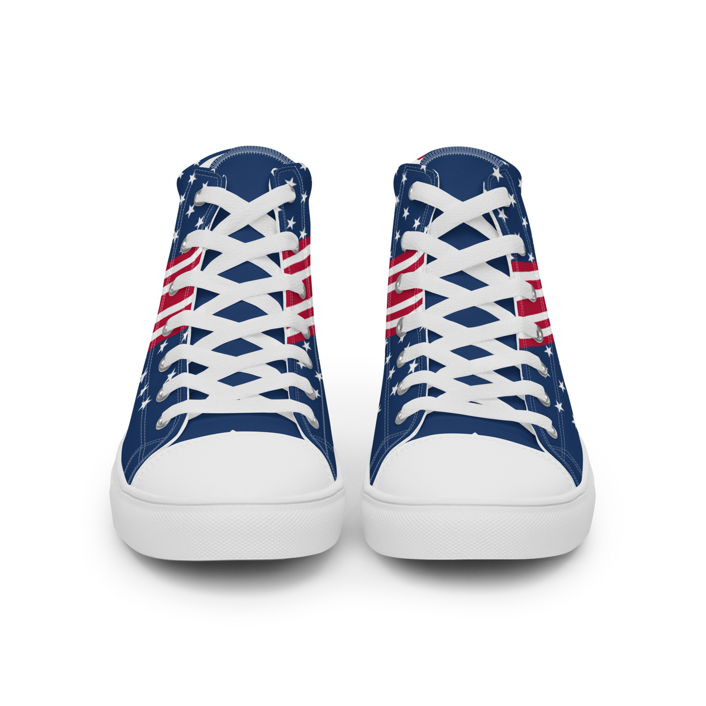 American Flag High Top Sneakers