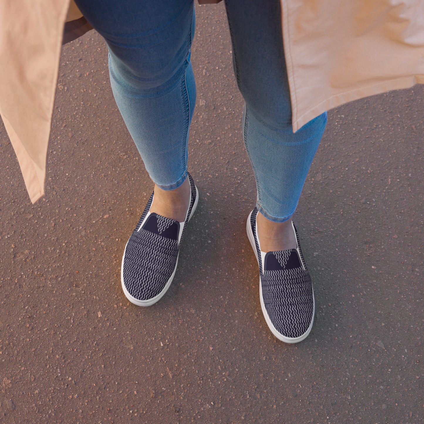 Ocean Odyssey Blue and White Shoes