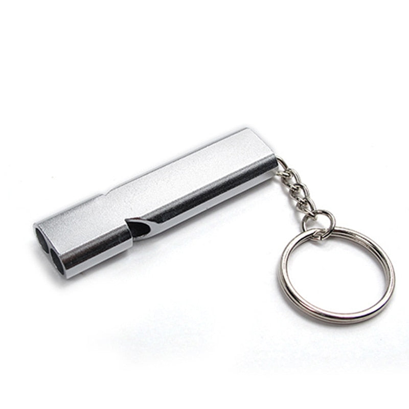 Silver Emergency Whistle	