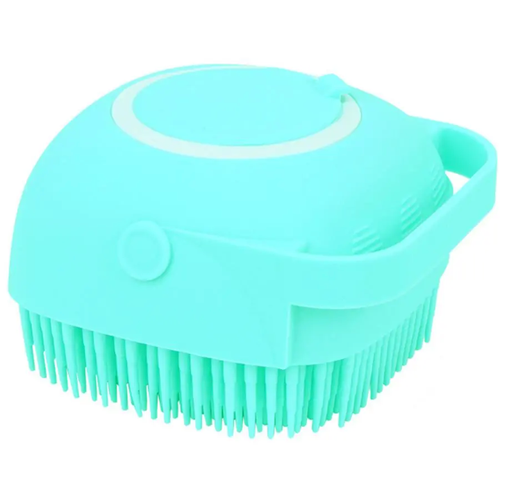 Dog Bath Brush - Blue