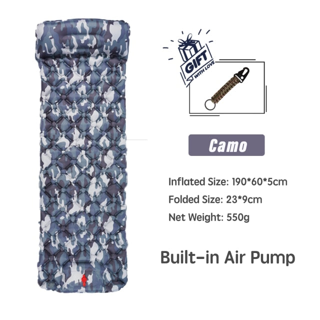 Camouflage Inflatable Sleeping Pad