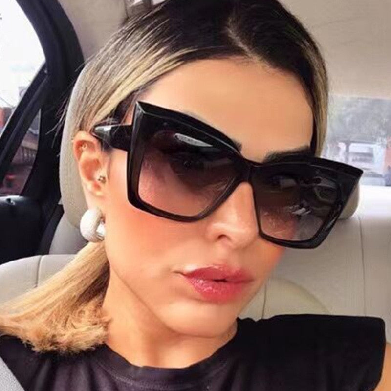 Black Big Frame Sunglasses
