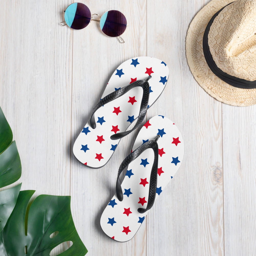 Patriotic Flip Flops