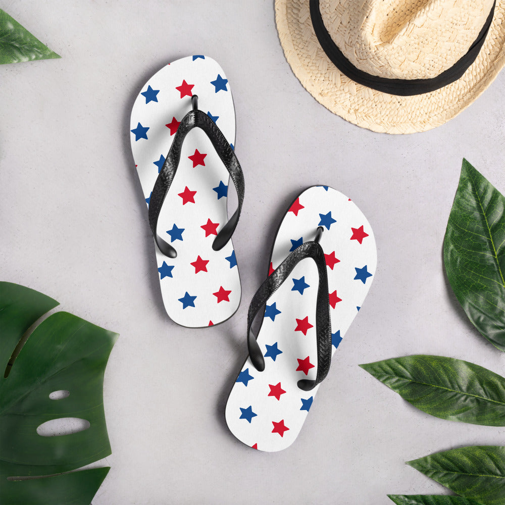 Patriotic Flip Flops