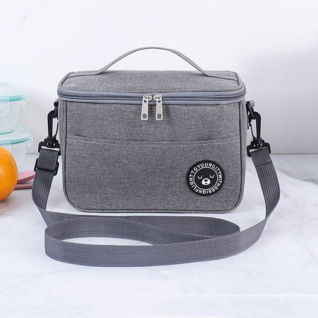 Grey Cooler Bag