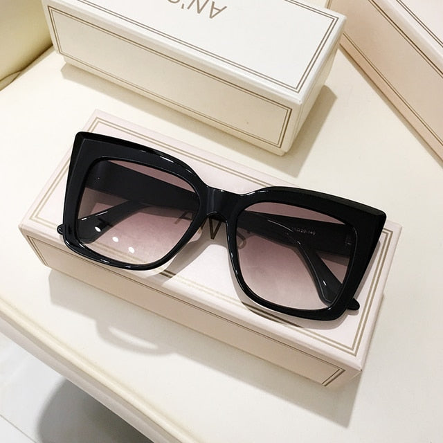 Black Big Frame Sunglasses