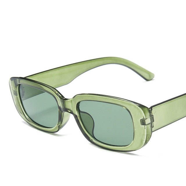 Green Retro Sunglasses