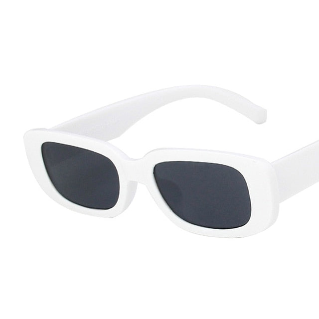 White Retro Sunglasses