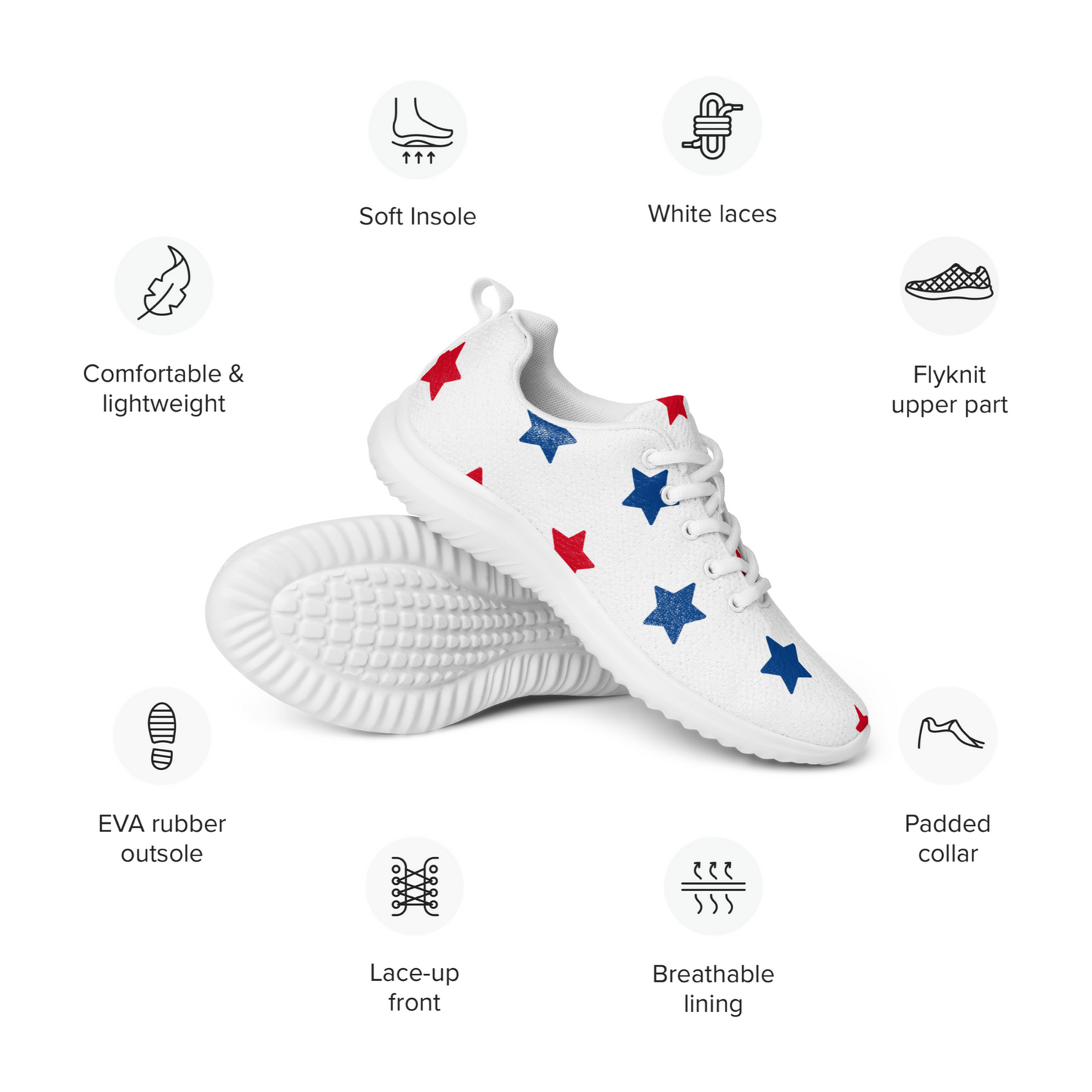 Women's Patriotic Sneakers