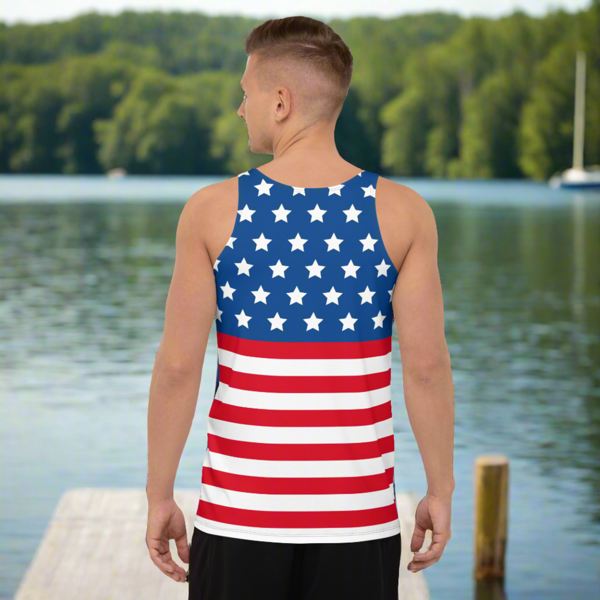 American Flag Tank Top