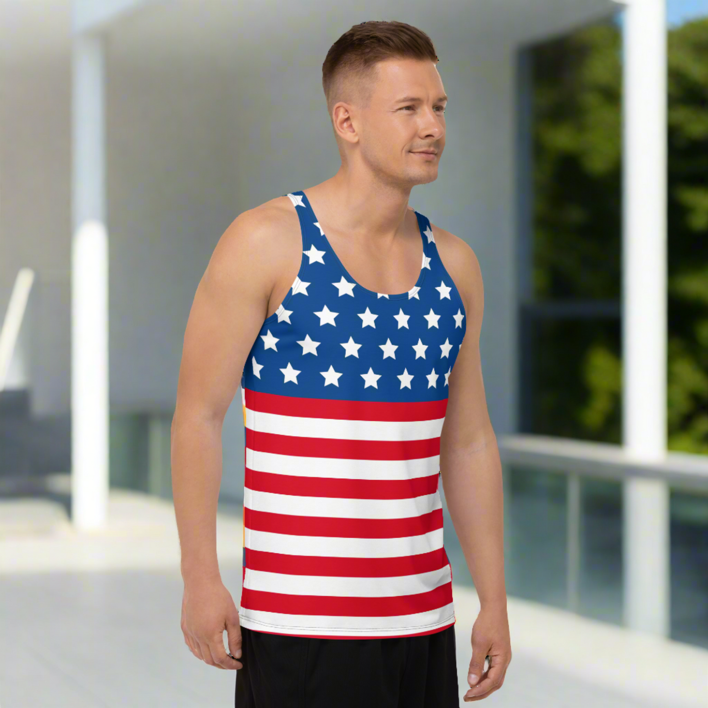 American Flag Tank Top