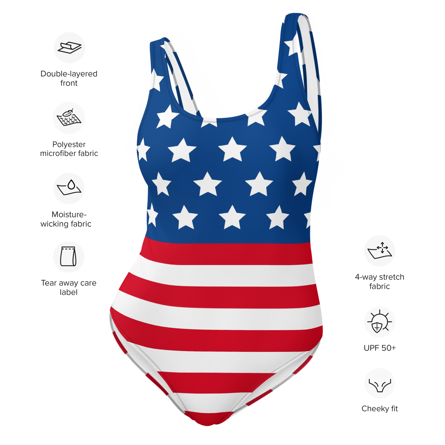 American Flag Bathing Suit