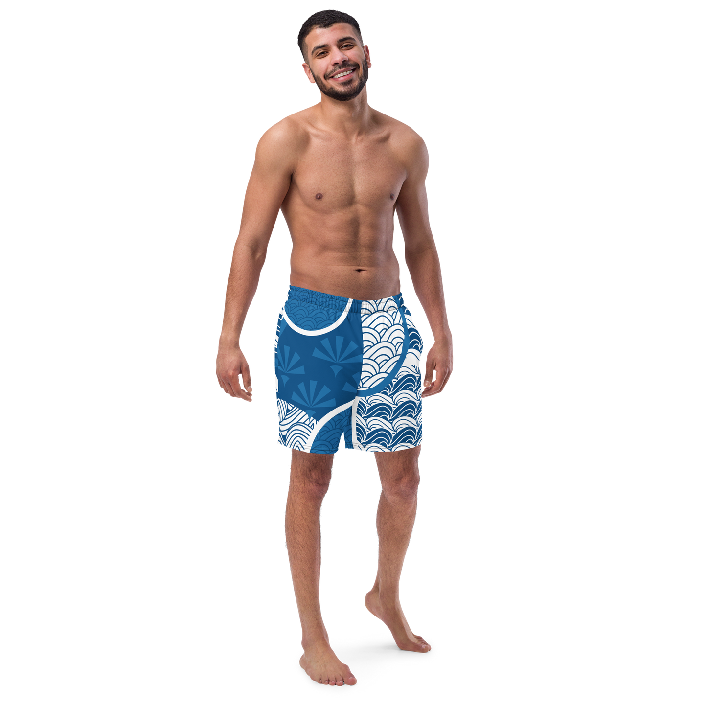 Sky Mosaic Men's Swim Trunks