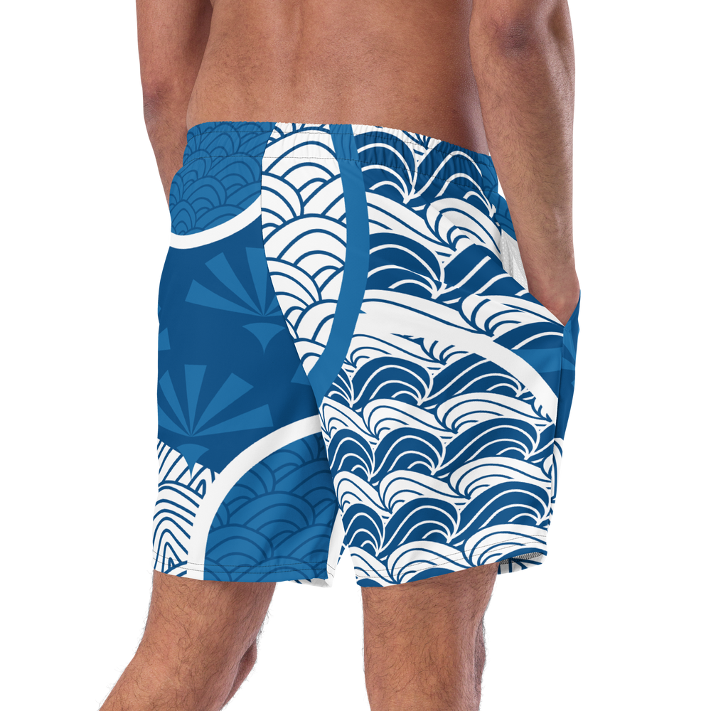 Sky Mosaic Men's Swim Trunks