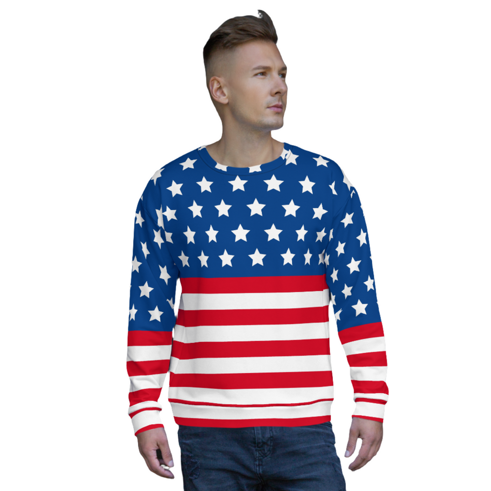 American Flag Sweatshirt