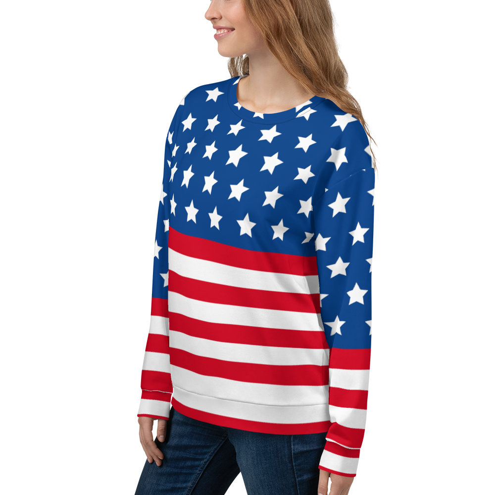 American Flag Sweatshirt