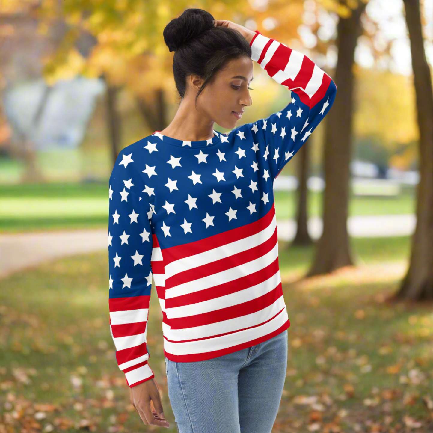 American Flag Sweatshirt