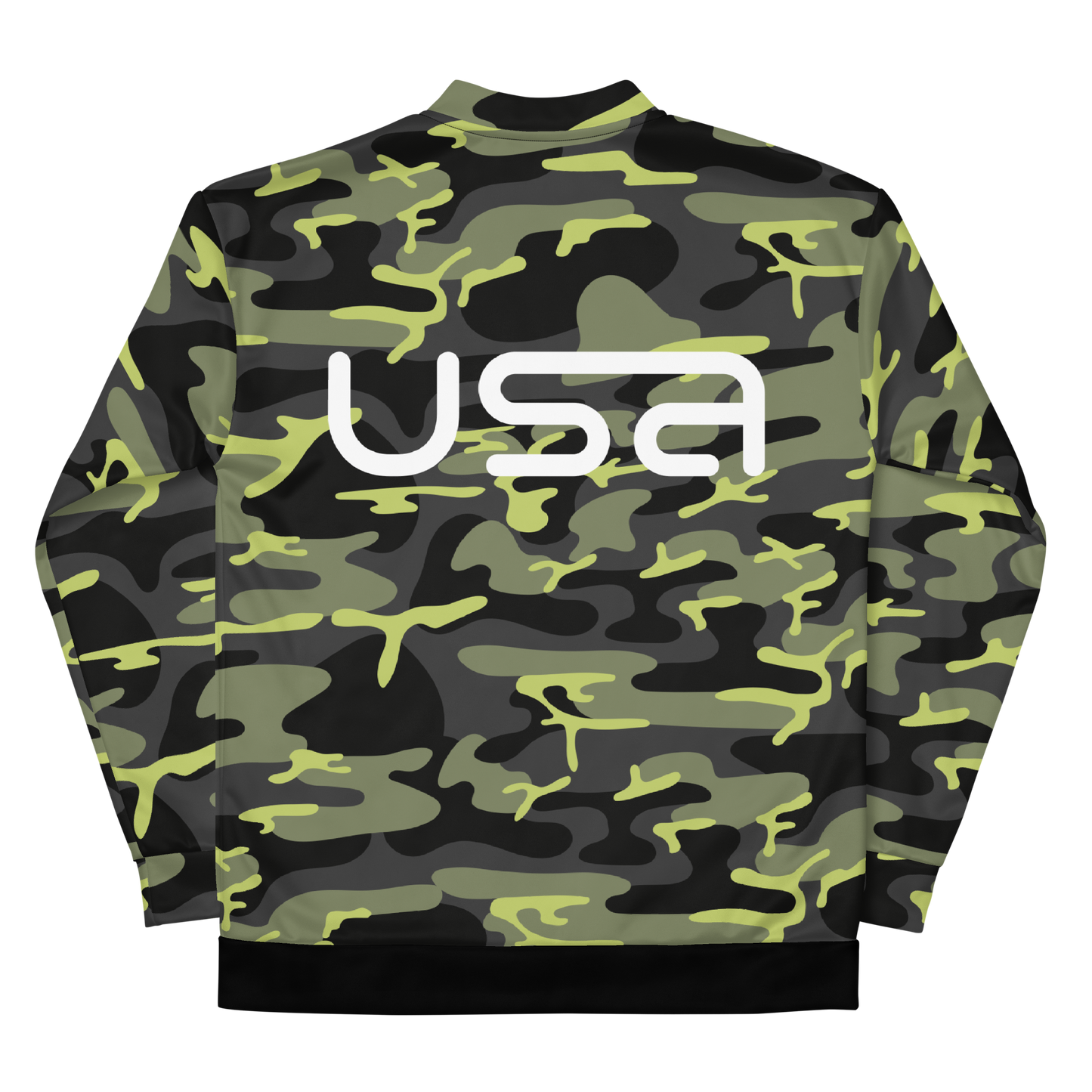 USA Camo Bomber Jacket