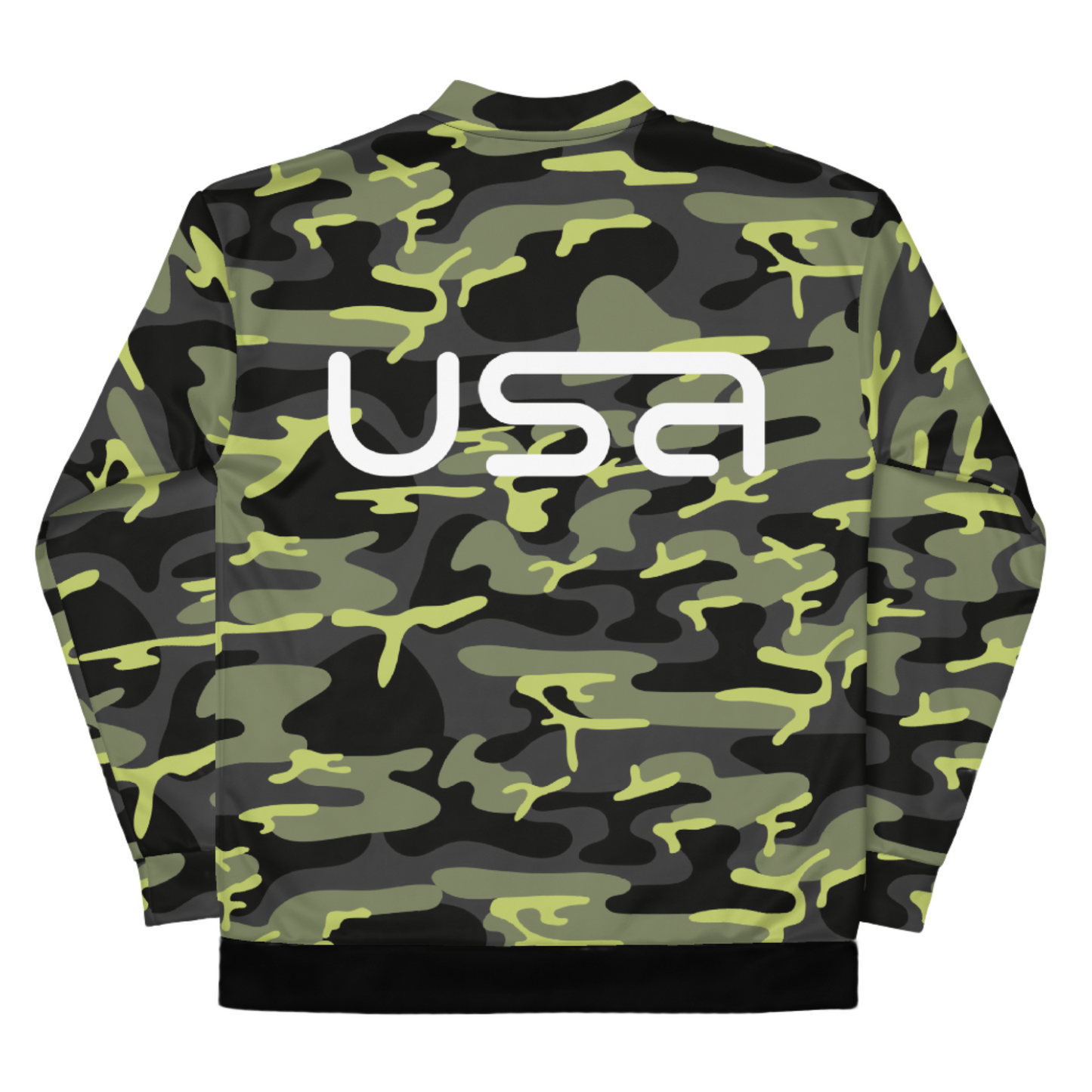 USA Camo Bomber Jacket