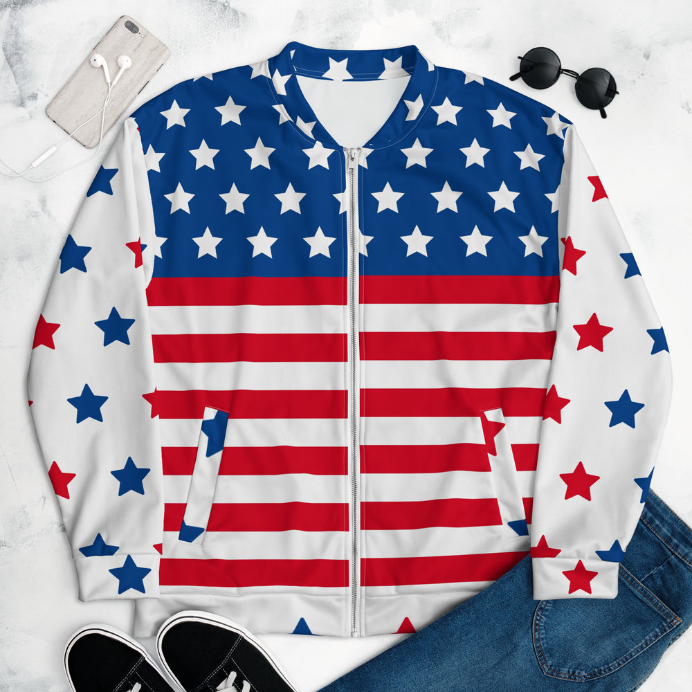 American Flag Bomber Jacket