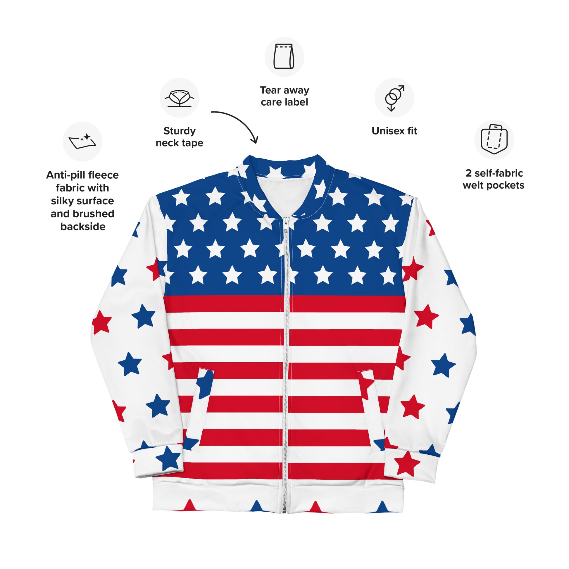 American Flag Bomber Jacket