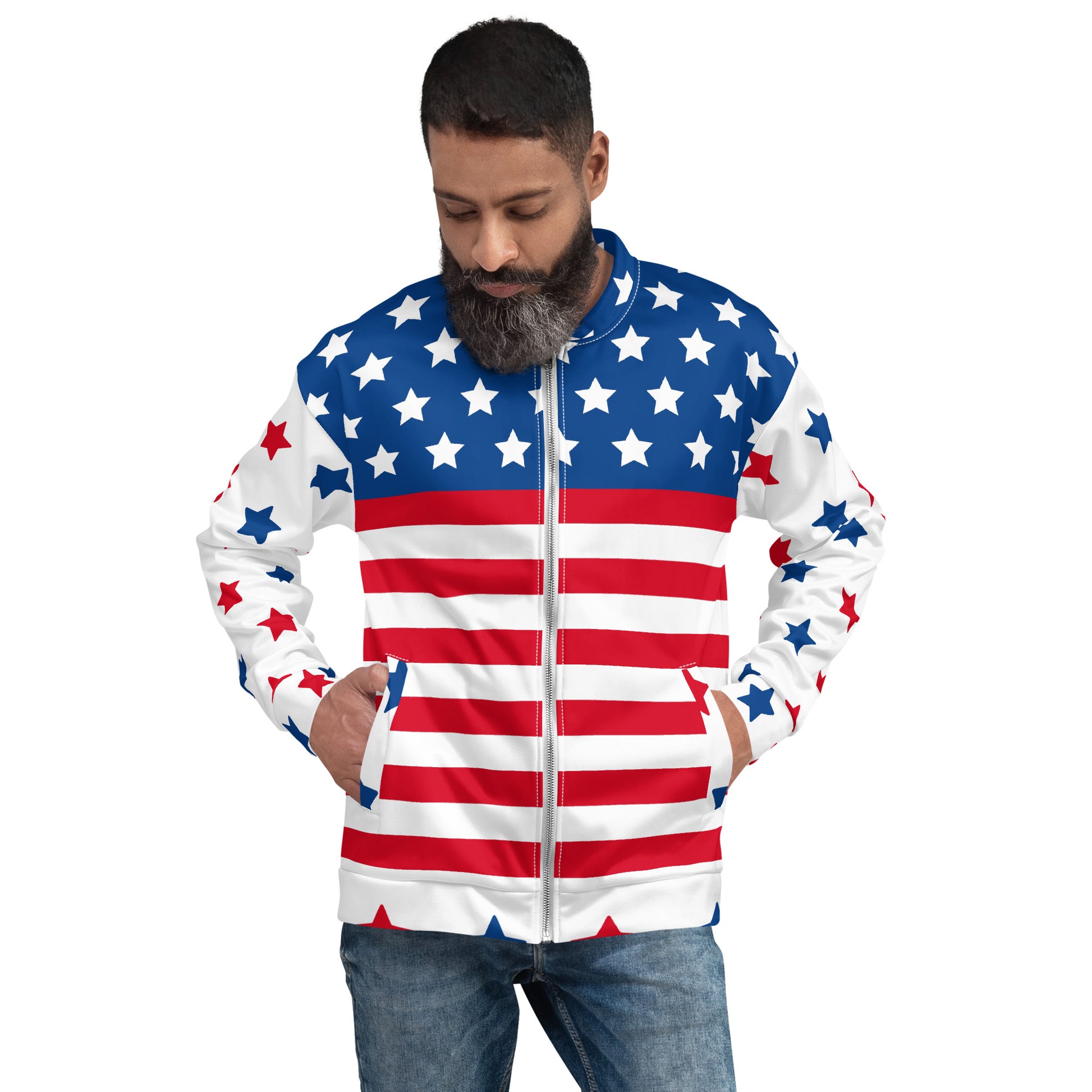 American Flag Bomber Jacket