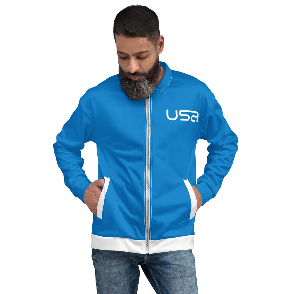 USA Blue Bomber Jacket