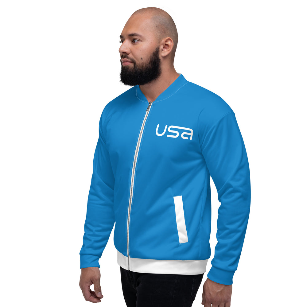 USA Blue Bomber Jacket