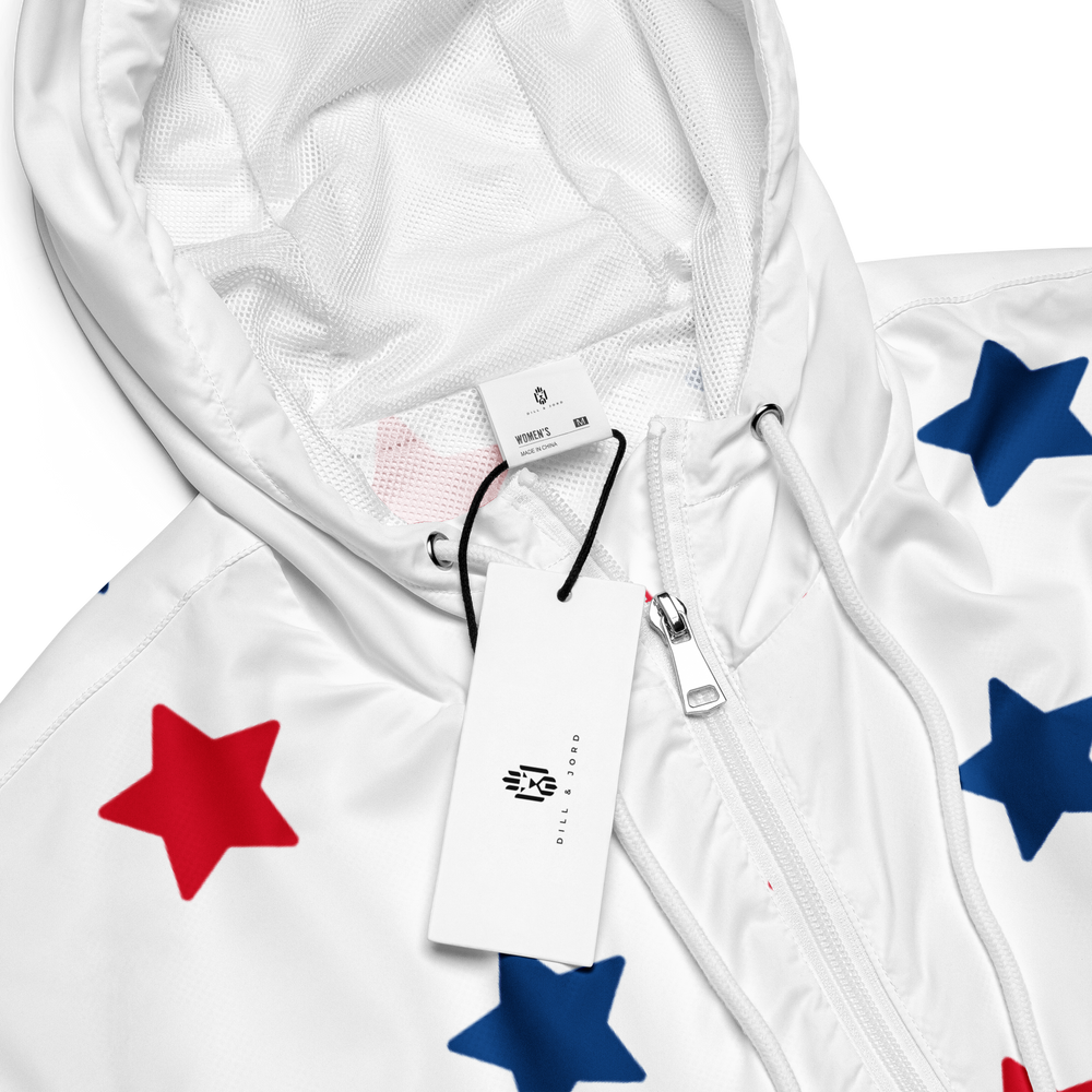 Women's Patriotic Windbreaker