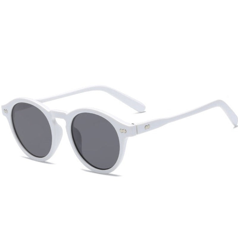 White Gray Circle Shades