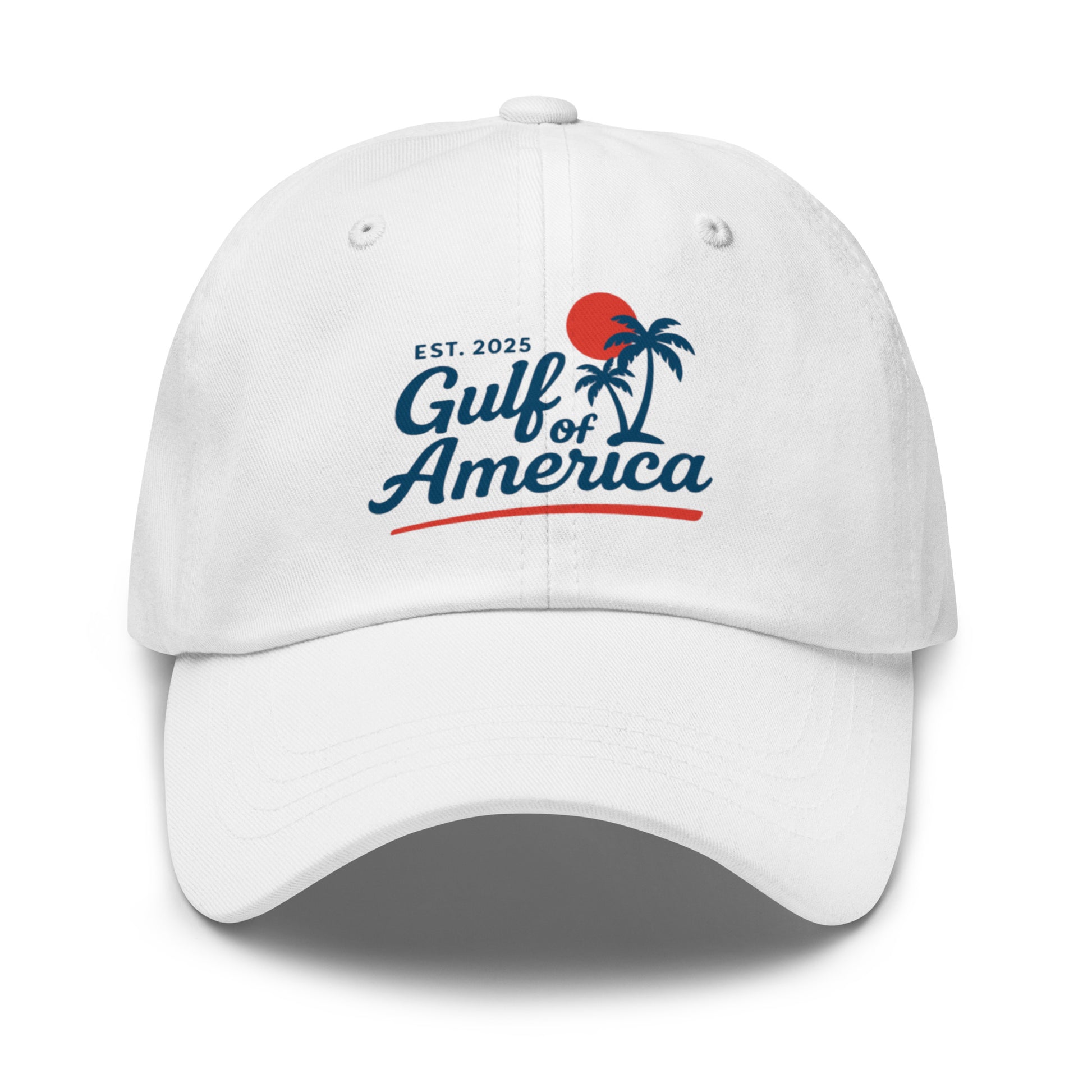 White Gulf of America hat front view