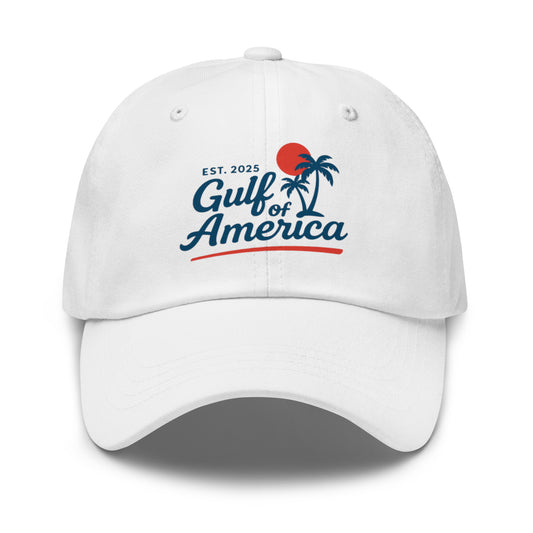 White Gulf of America hat front view