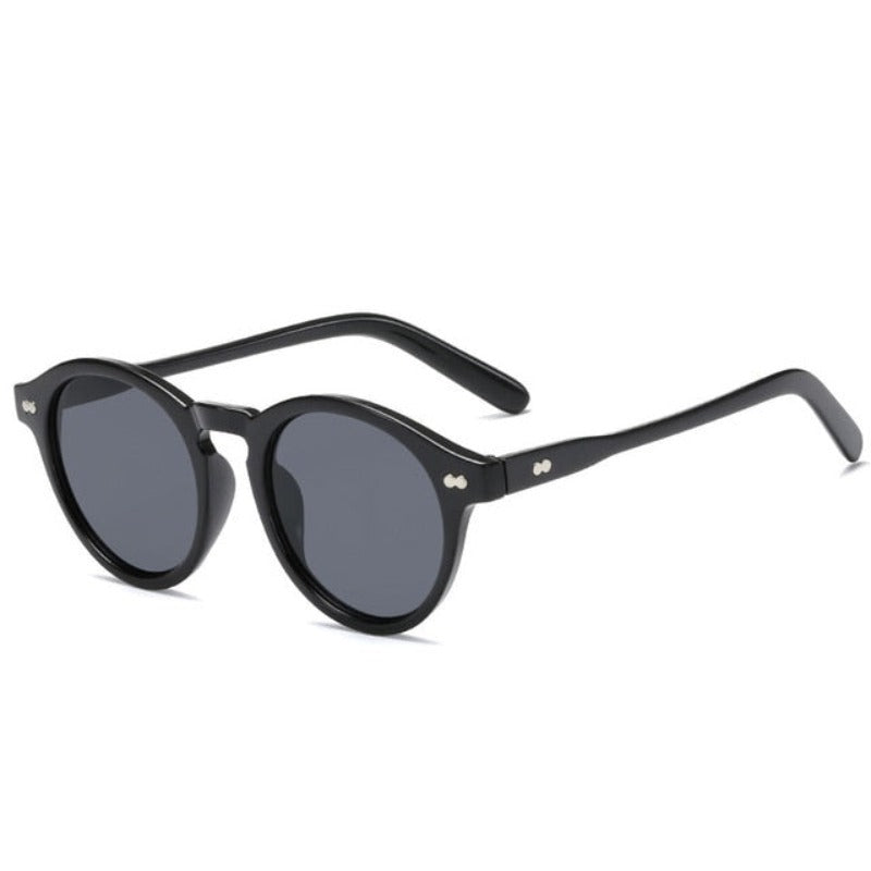 Black Gray Circle Shades