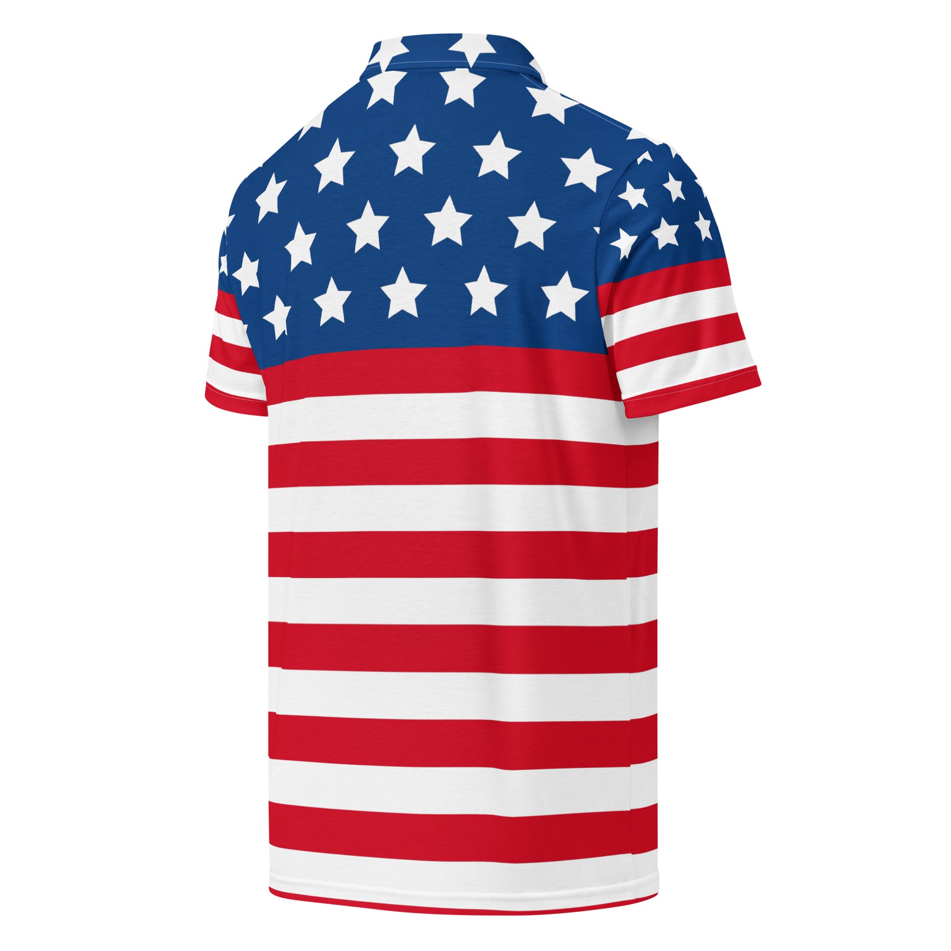 American Flag Polo Shirt