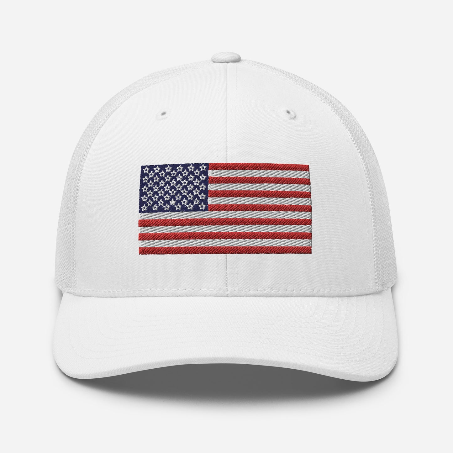 American Flag Trucker Hat