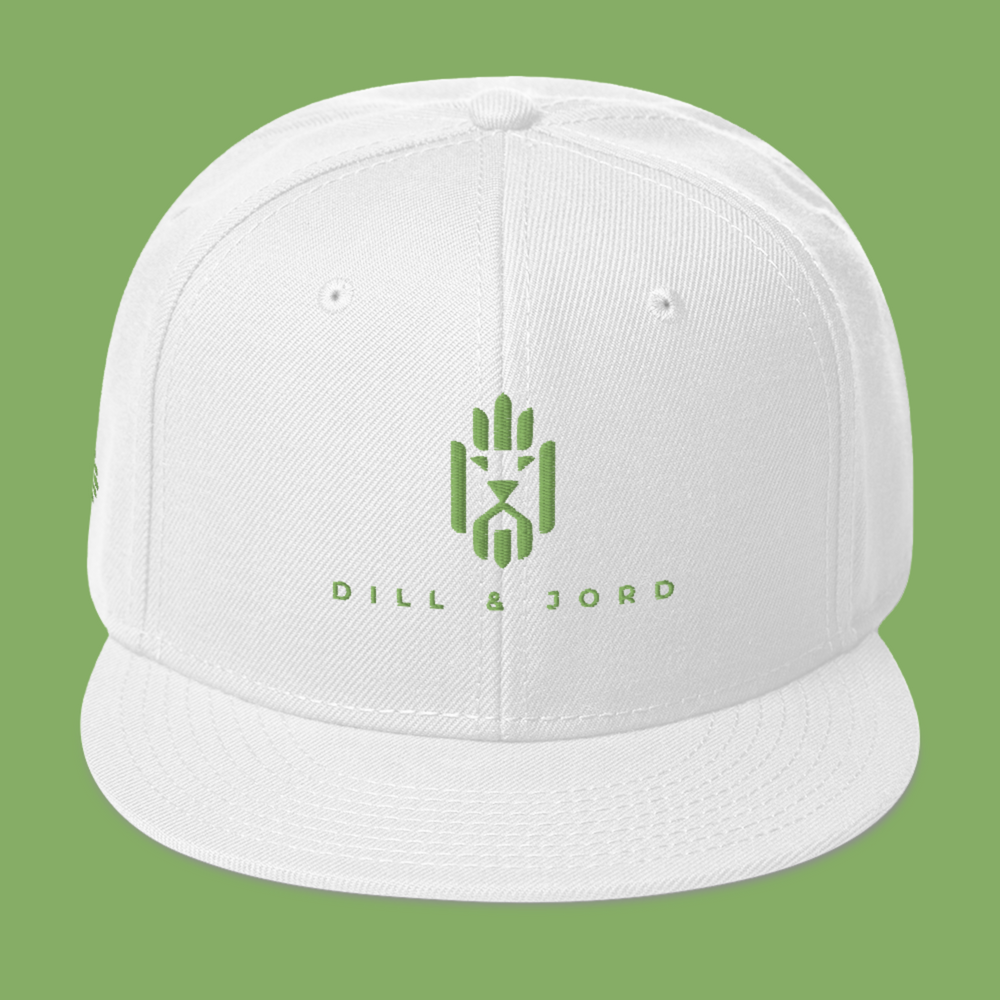 Dill and Jord Embroidered Snapback Hat