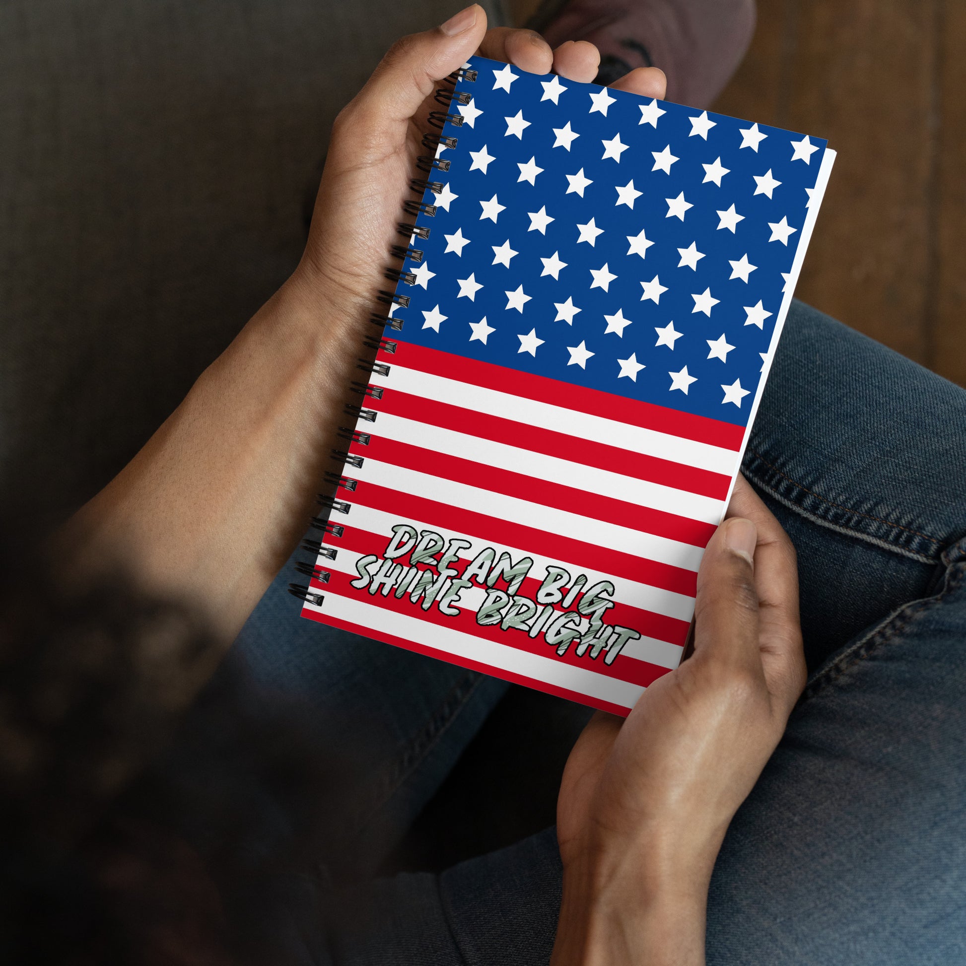 USA Flag Notebook