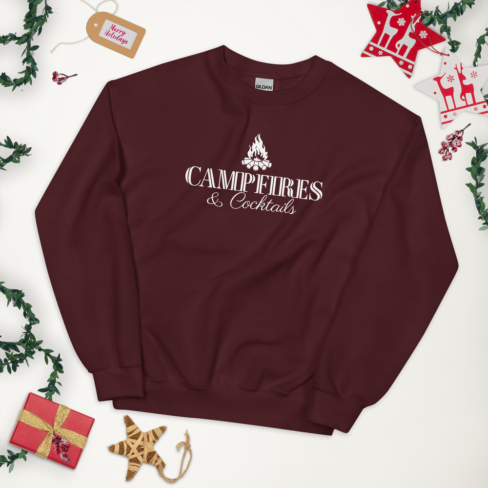 Campfires & Cocktails Fall Sweatshirt