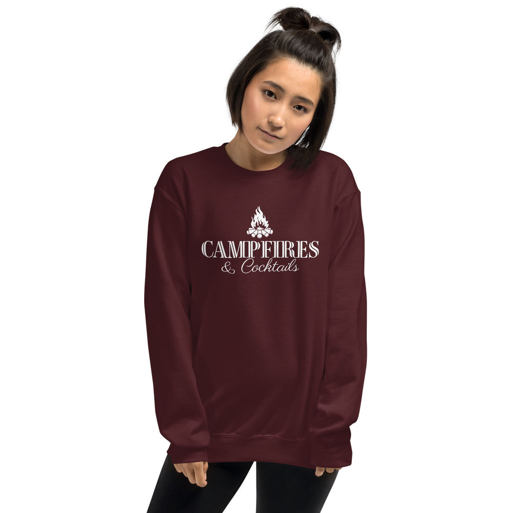 Campfires & Cocktails Fall Sweatshirt