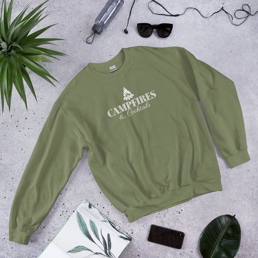 Campfires & Cocktails Fall Sweatshirt