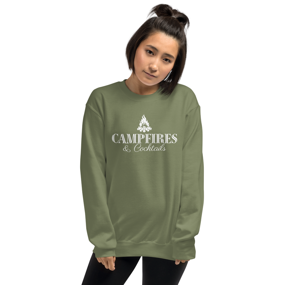 Campfires & Cocktails Fall Sweatshirt