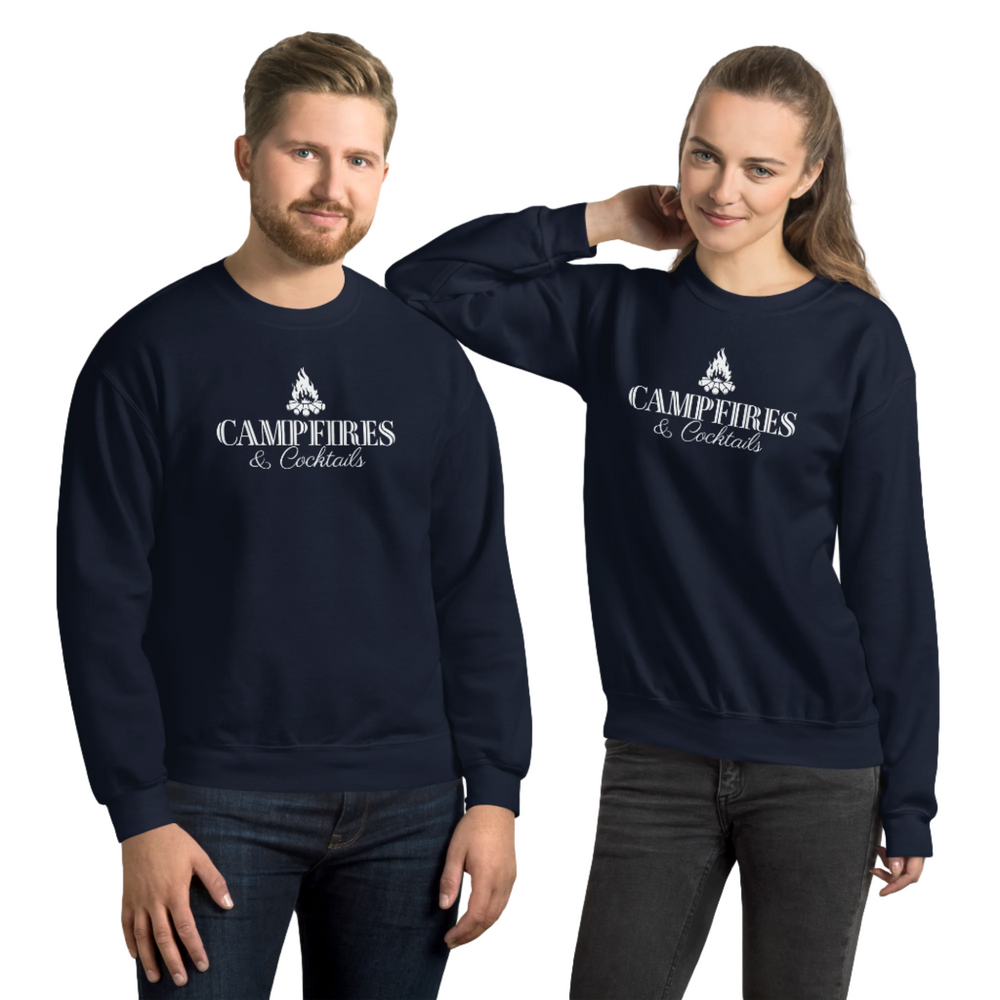 Campfires & Cocktails Fall Sweatshirt