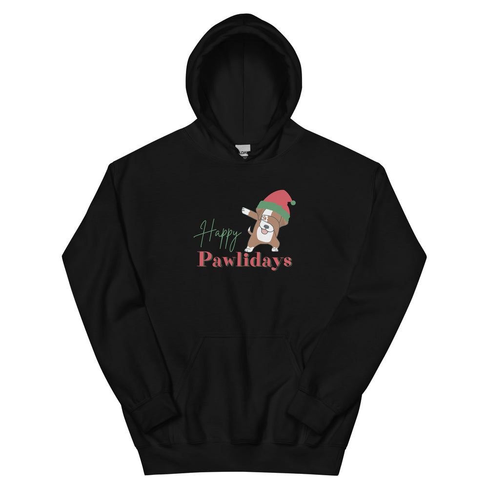 Happy Pawlidays Dog Lover Hoodie