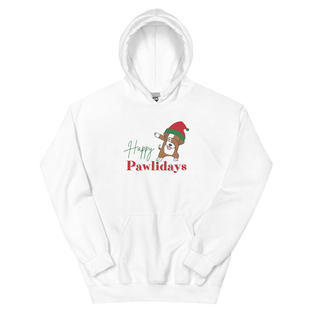 Happy Pawlidays Dog Lover Hoodie