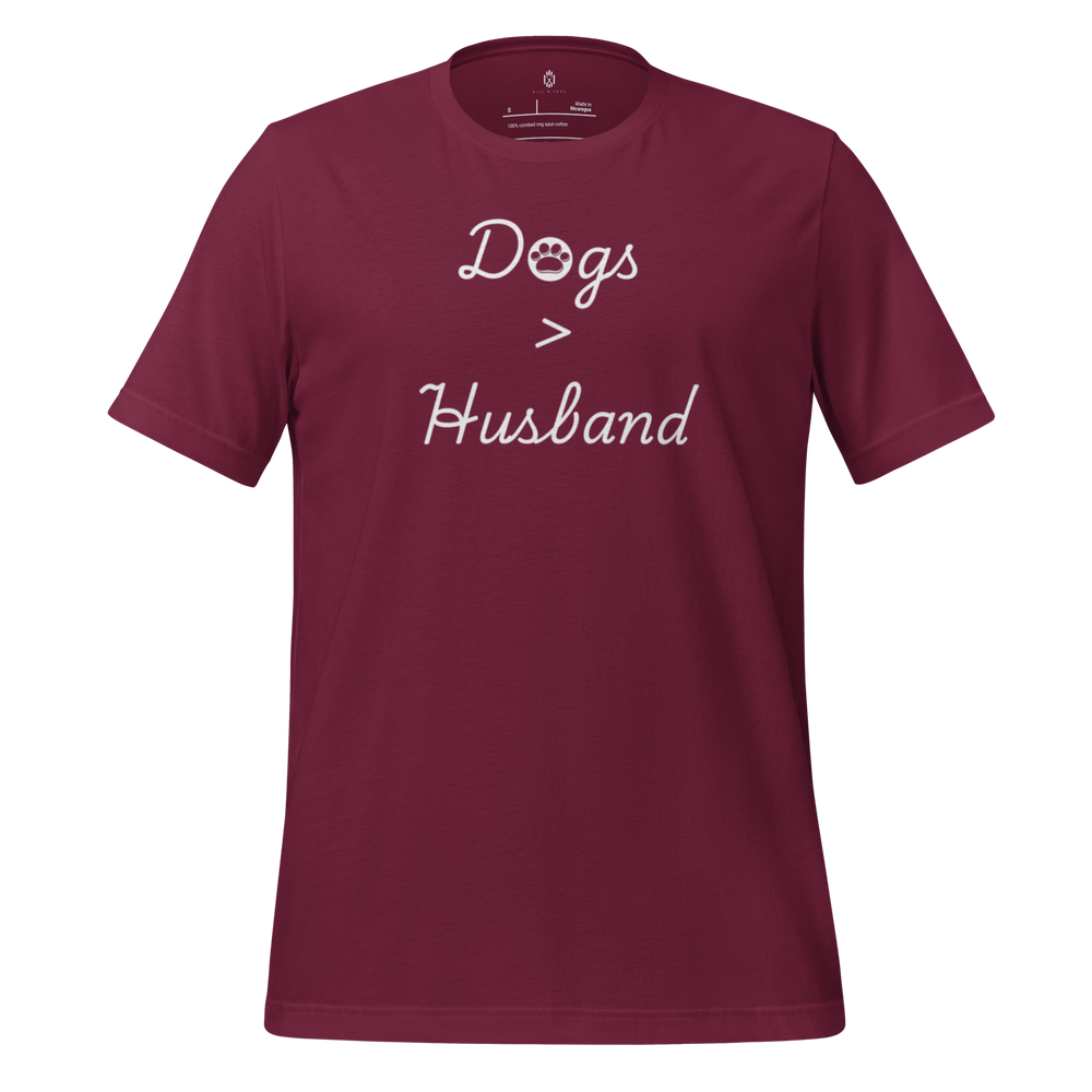 Dogs > Husband | Dog Themed Shirt for Wife