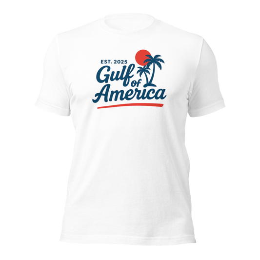 White Gulf of America shirt front view